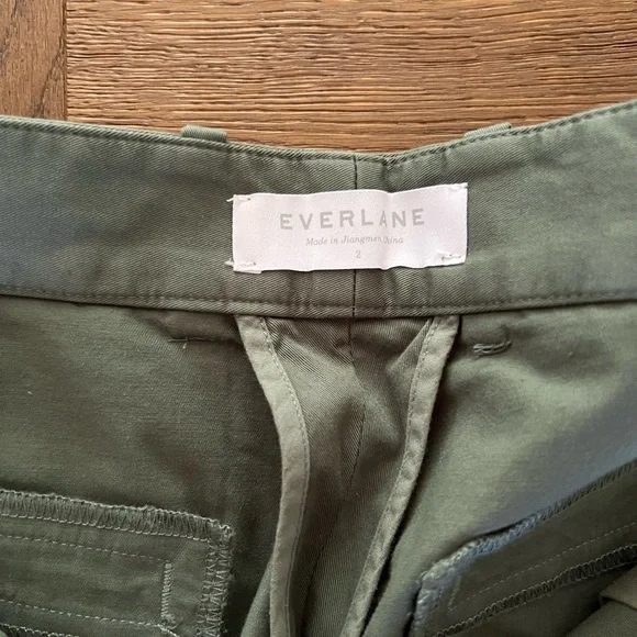 Everlane Green Cropped Ankle Pants - Picture 3 of 5
